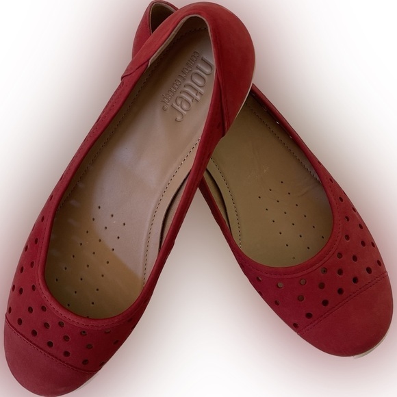 Hotter Comfort Concepts Livvy Red Leather Walking Shoe - Picture 1 of 13